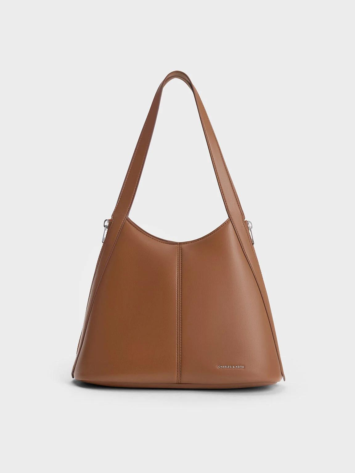 Túi Charles & Keith Saskia Slouchy Nữ Nâu