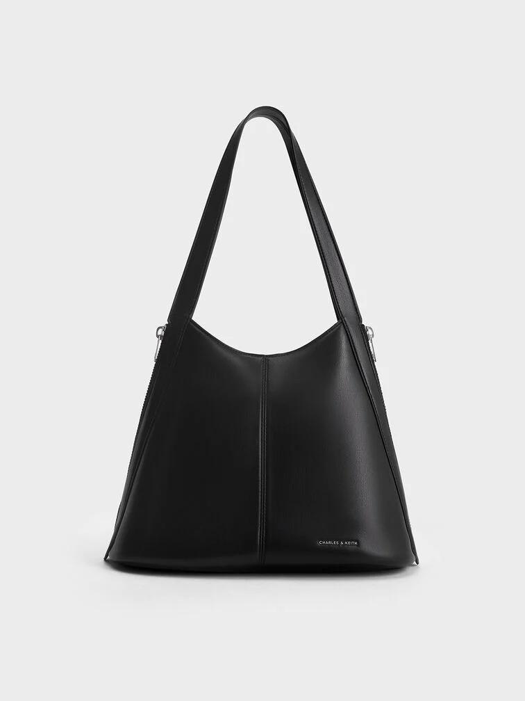 Túi Charles & Keith Saskia Slouchy Nữ Đen