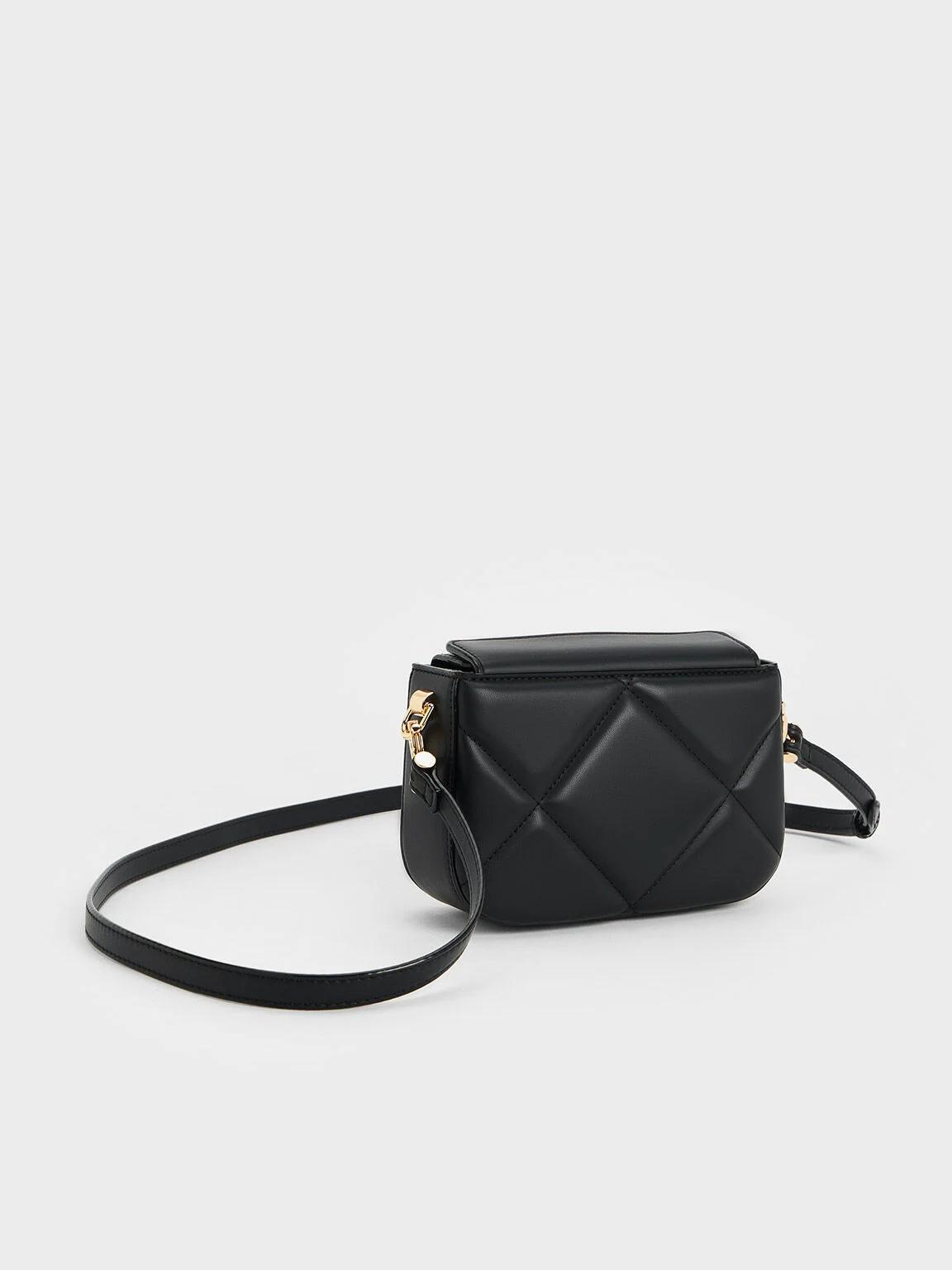 Túi Charles & Keith Mini Danika Nữ Đen