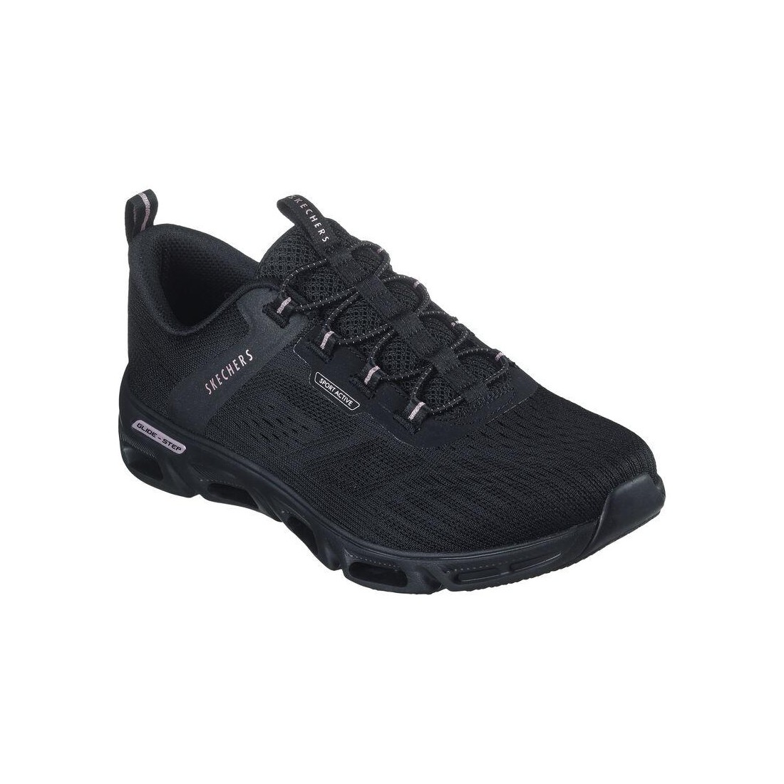 Giày Skechers Glide-Step Gratify - Renown Nữ Đen