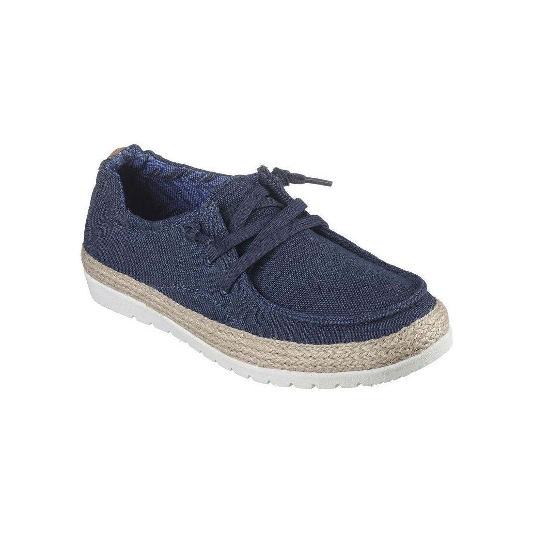 Giày Skechers Bobs Flexpadrille 3.0 - Coast Trip Nữ Xanh Navy