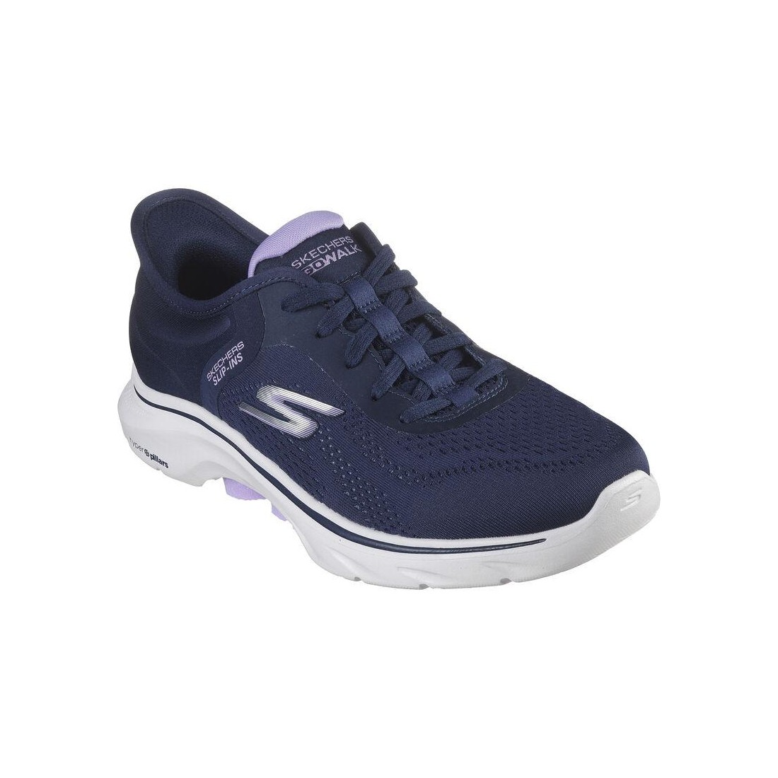 Giày Skechers Slip-Ins: Go Walk 7 - Valin Nữ Xanh Navy