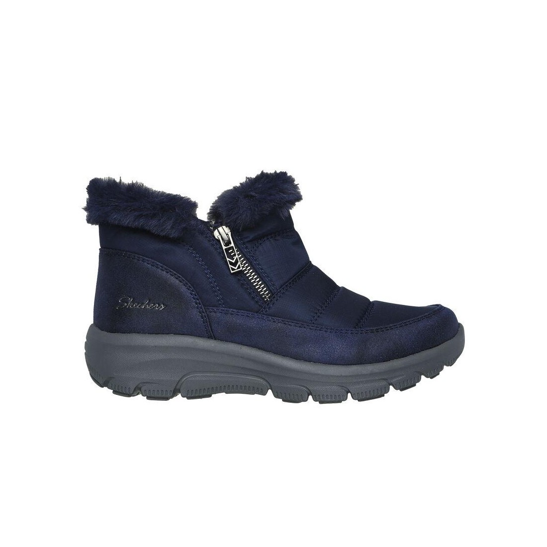 Giày Skechers Relaxed Fit: Easy Going - Frosty Charm Nữ Xanh Navy