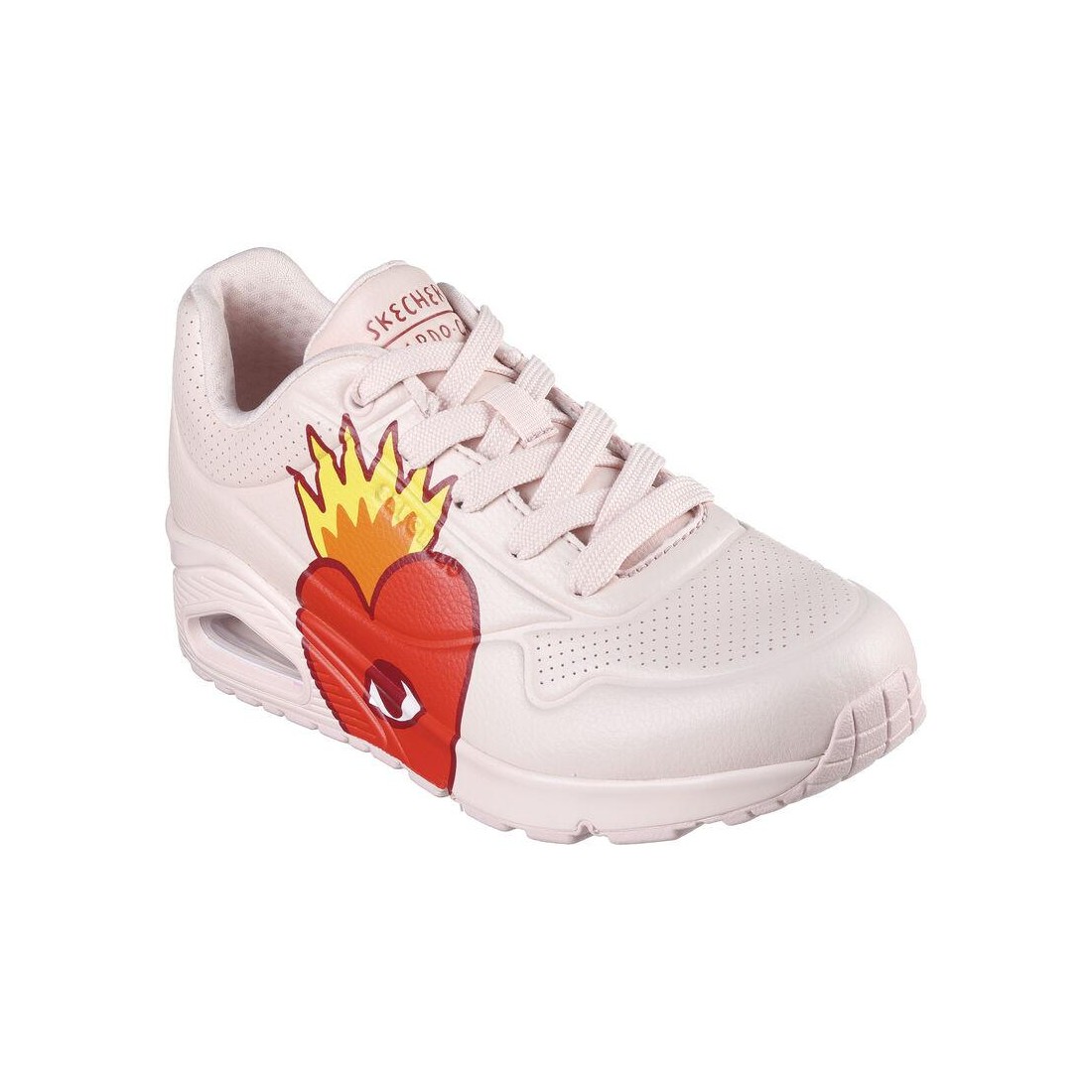 Giày Skechers Ricardo Cavolo: Uno - Flaming Heart Nữ Be