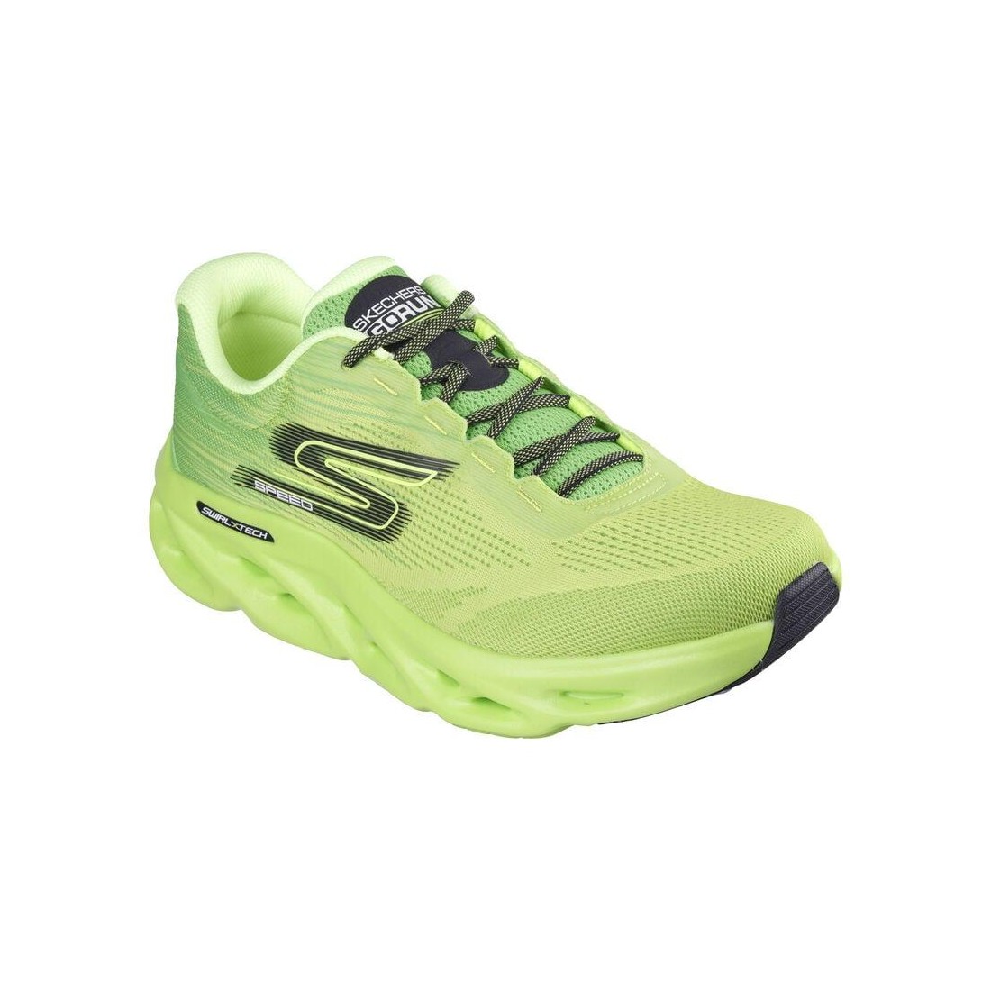 Giày Skechers Go Run Swirl Tech Speed - Rapid Motion Nam Xanh Lá