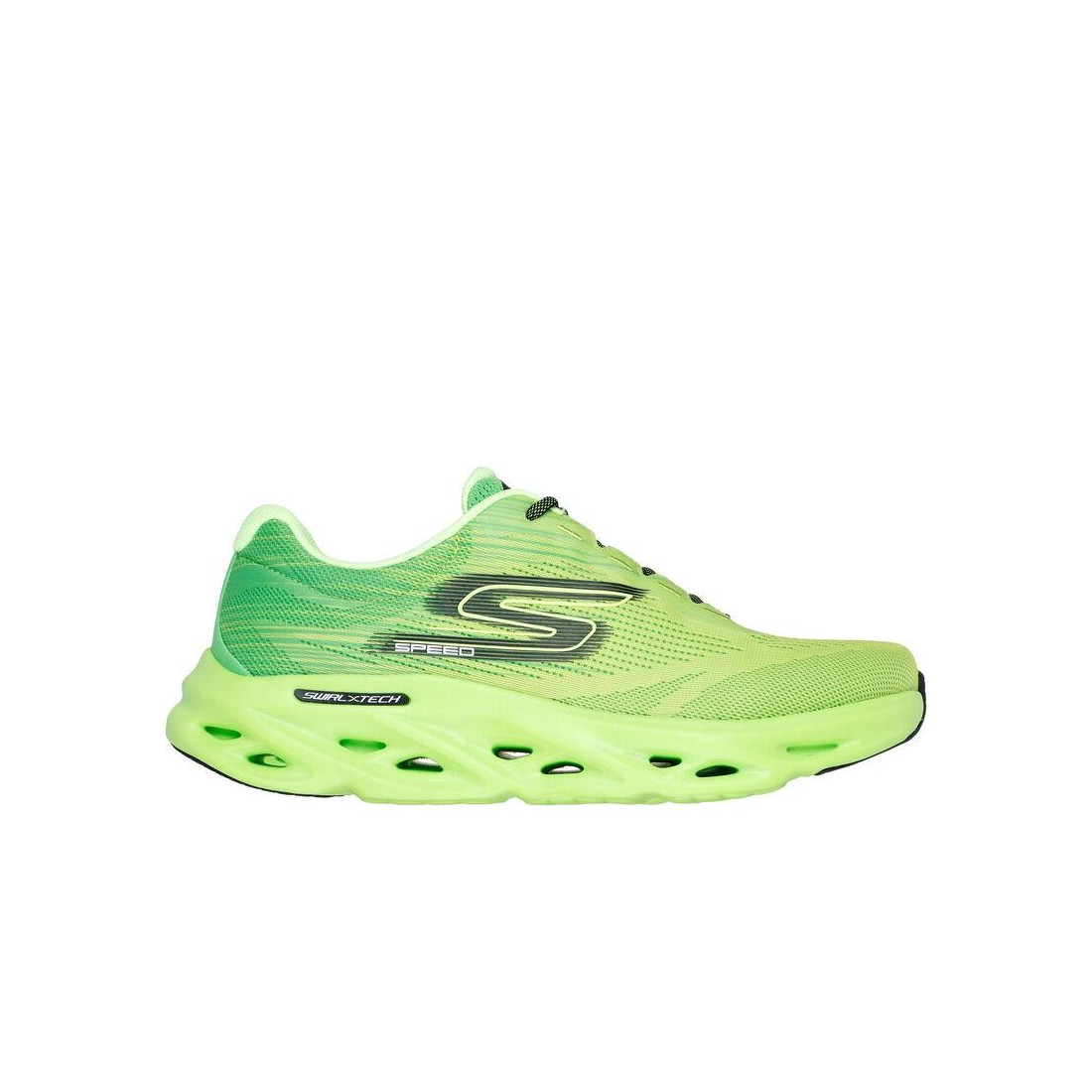 Giày Skechers Go Run Swirl Tech Speed - Rapid Motion Nam Xanh Lá