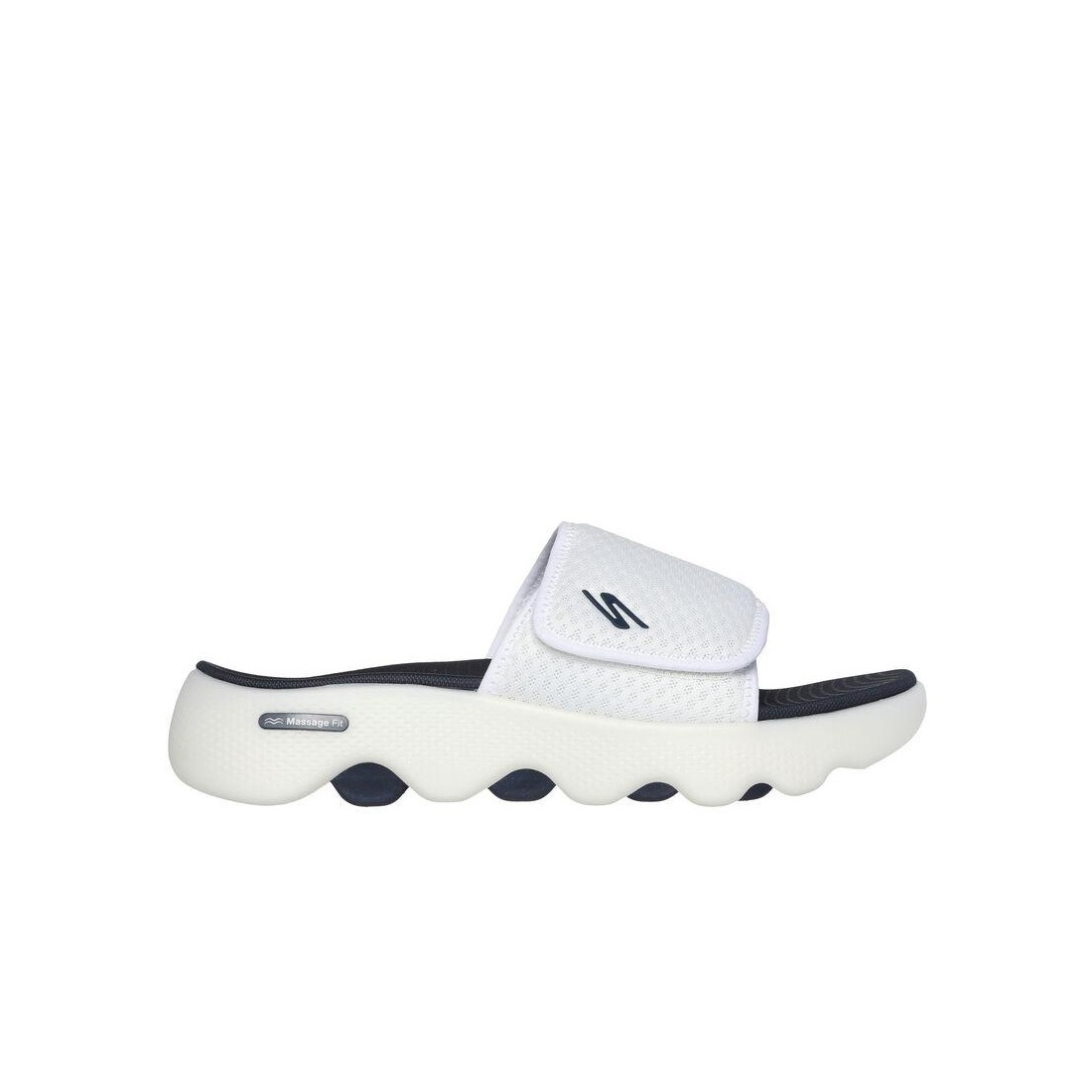 Dép Skechers Go Walk Massage Fit Sandal Nam Trắng