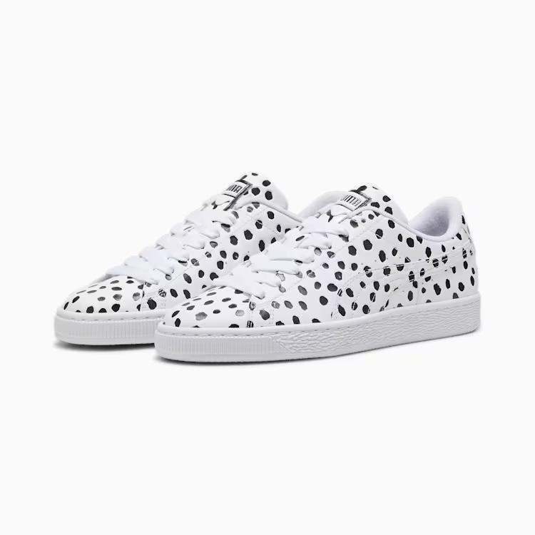 Giày Puma Basket Dalmatian Nữ Trắng