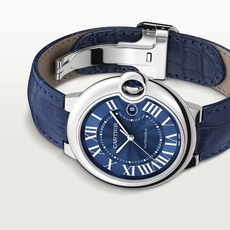 Đồng Hồ Cartier Ballon Bleu De Cartier Watch Nam Xanh Dương