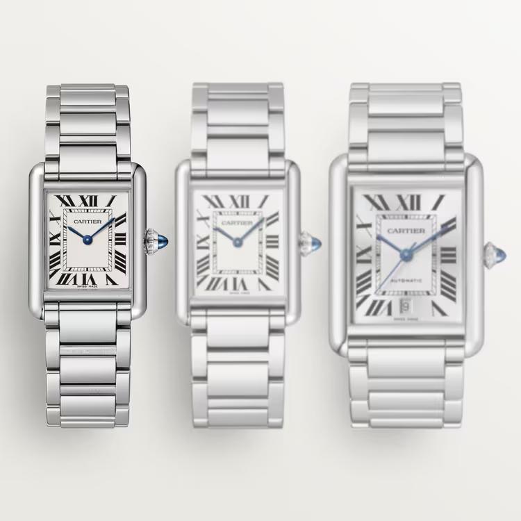 Đồng Hồ Cartier Tank Must Watch Nữ Bạc