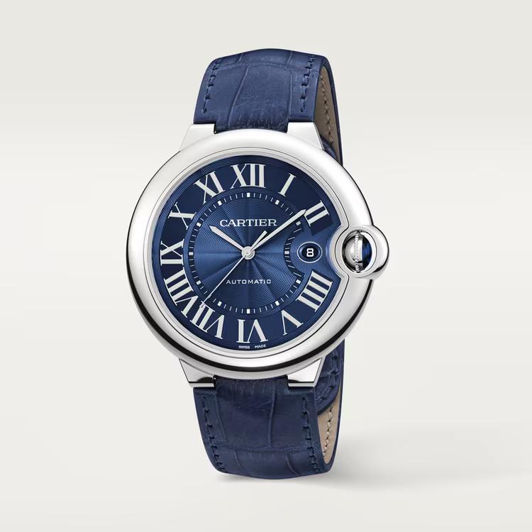 Đồng Hồ Cartier Ballon Bleu De Cartier Watch Nam Xanh Dương