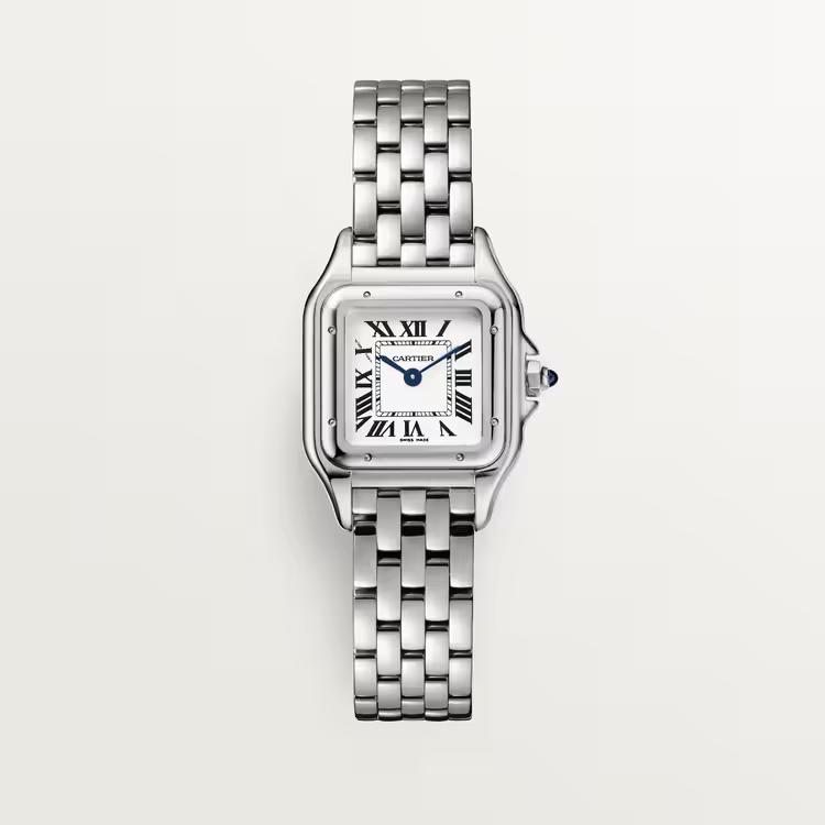 Đồng Hồ Cartier Panthère De Cartier Watch, Small Model Nữ Bạc