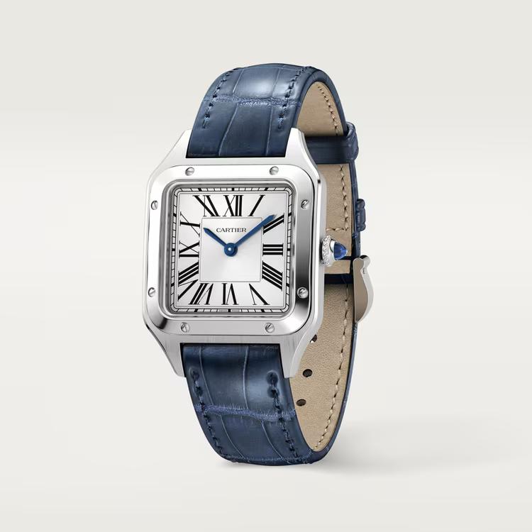 Đồng Hồ Cartier Santos-Dumont Small Watch Nữ Xanh Dương