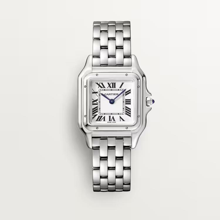 Đồng Hồ Cartier Panthère De Cartier Medium Watch Nữ Bạc