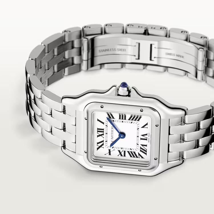 Đồng Hồ Cartier Panthère De Cartier Medium Watch Nữ Bạc