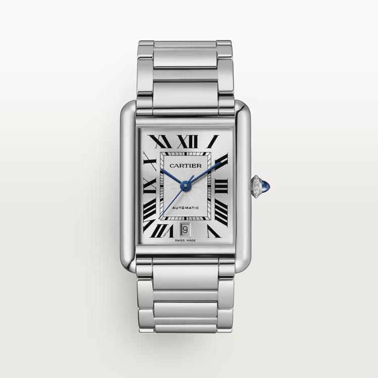 Đồng Hồ Cartier Tank Must Watch Nam Bạc