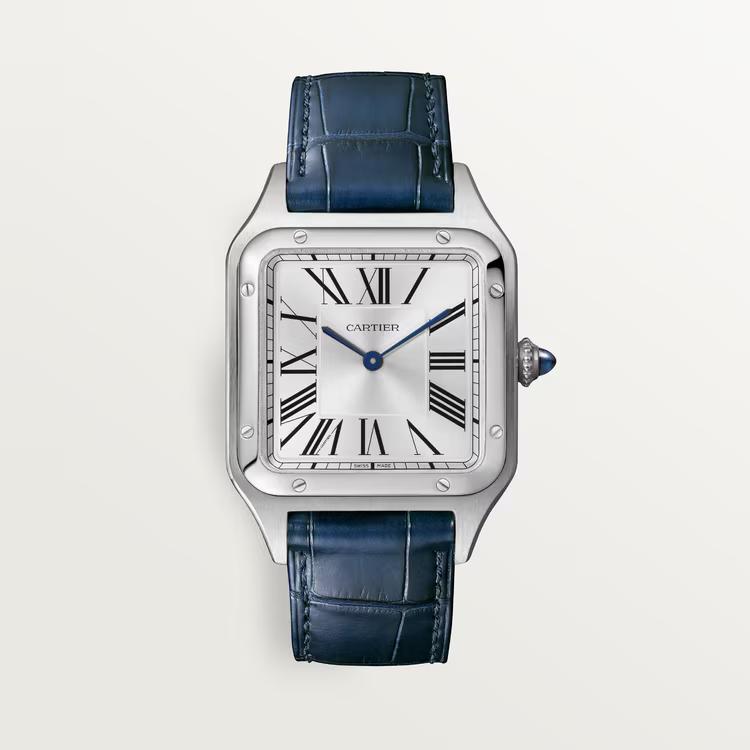 Đồng Hồ Cartier Santos-Dumont Watch Nữ Xanh Dương