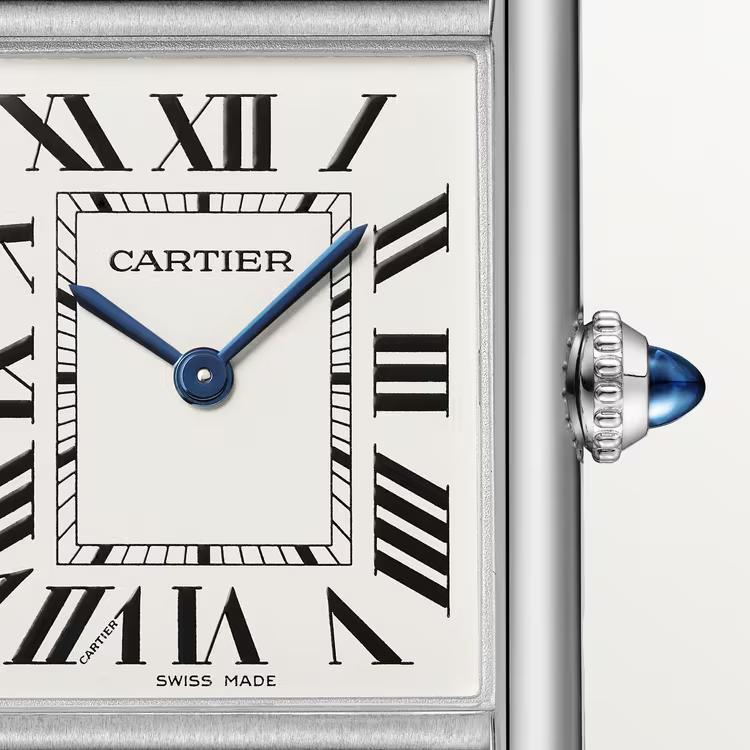 Đồng Hồ Cartier Tank Must Watch Nam Đen