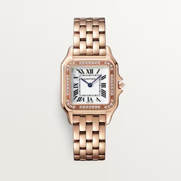 Đồng Hồ Cartier Panthère De Cartier Watch Nữ Vàng Hồng