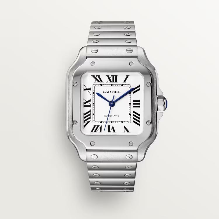 Đồng Hồ Cartier Santos De Cartier Watch Nữ Bạc