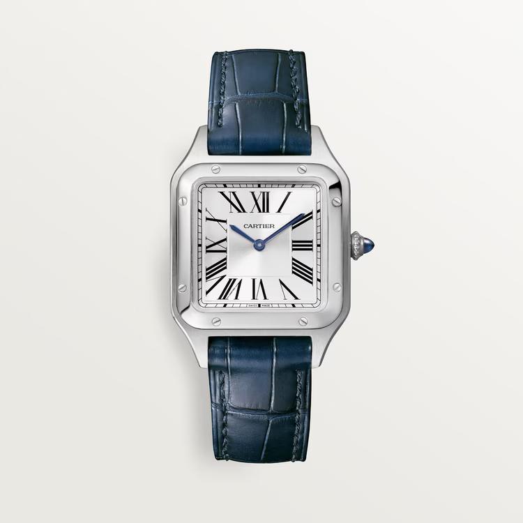 Đồng Hồ Cartier Santos-Dumont Small Watch Nữ Xanh Dương