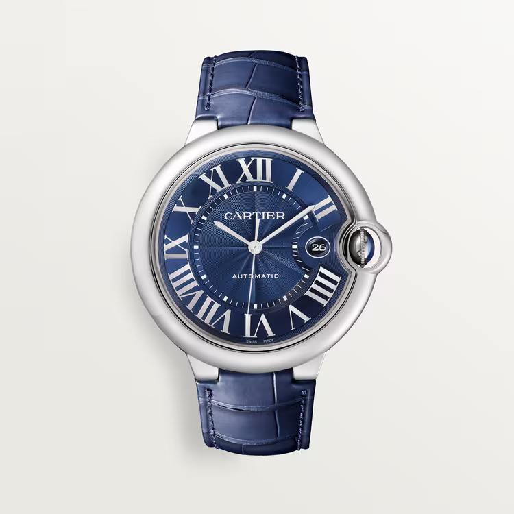 Đồng Hồ Cartier Ballon Bleu De Cartier Watch Nam Xanh Dương