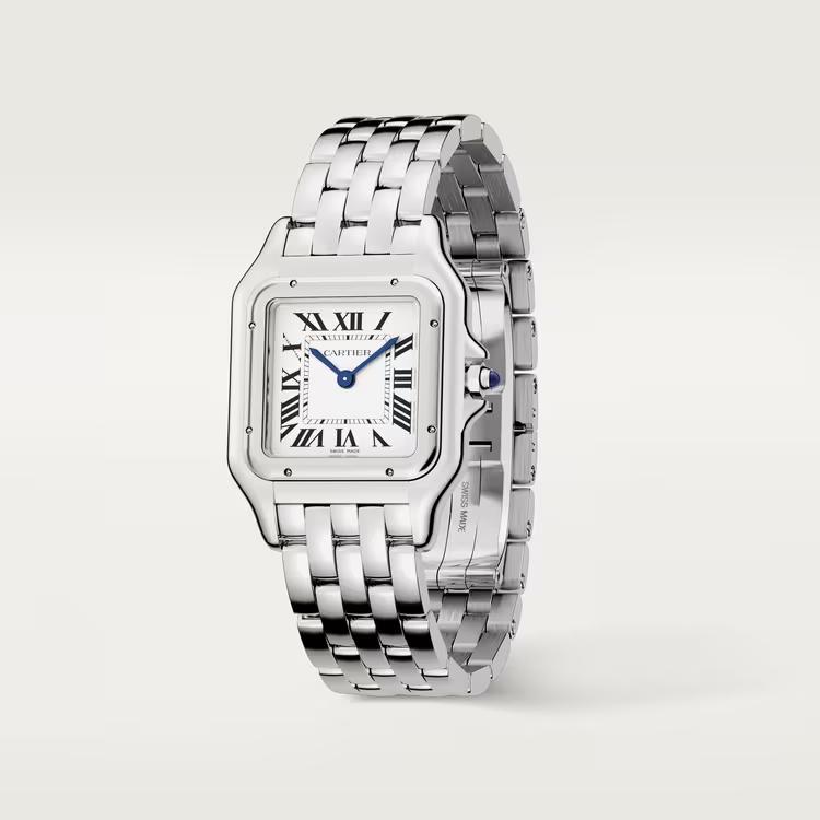 Đồng Hồ Cartier Panthère De Cartier Medium Watch Nữ Bạc