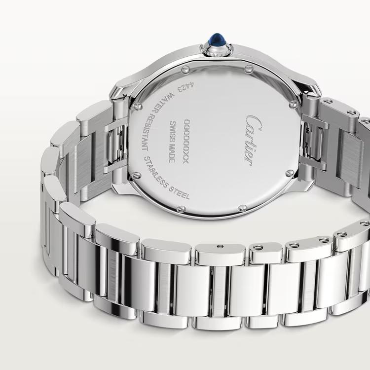 Đồng Hồ Cartier Ronde Must De Cartier Watch Nam Bạc