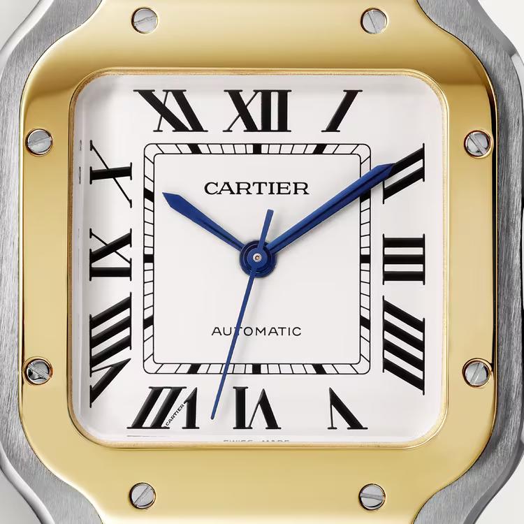 Đồng Hồ Cartier Santos De Cartier Watch Nữ Vàng