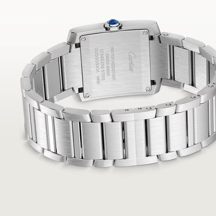 Đồng Hồ Cartier Tank Française Medium Watch Nữ Bạc