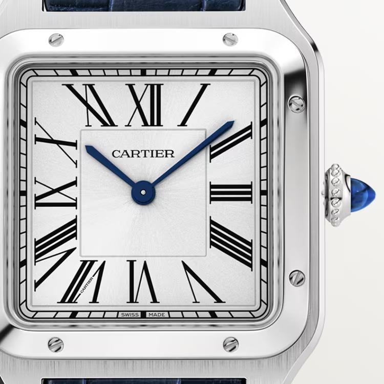 Đồng Hồ Cartier Santos-Dumont Watch Nam Xanh Dương