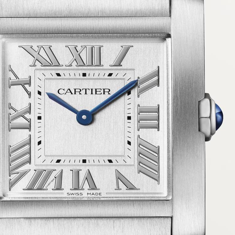 Đồng Hồ Cartier Tank Française Medium Watch Nữ Bạc