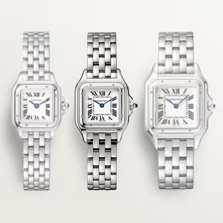 Đồng Hồ Cartier Panthère De Cartier Watch, Small Model Nữ Bạc