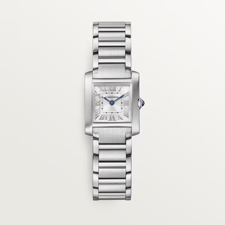 Đồng Hồ Cartier Tank Française Small Watch Nữ Bạc