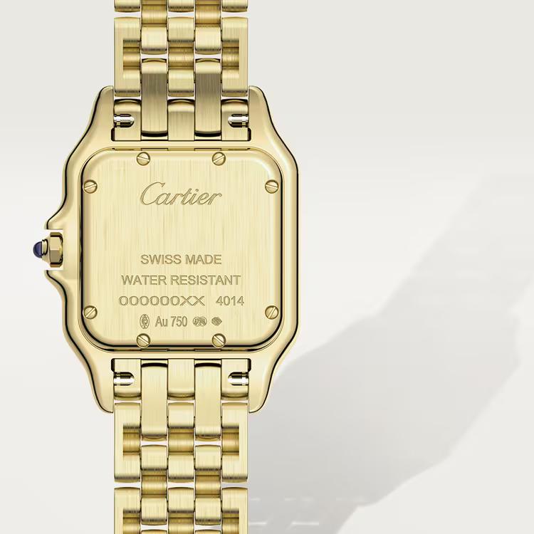 Đồng Hồ Cartier Panthère De Cartier Medium Watch Nữ Vàng