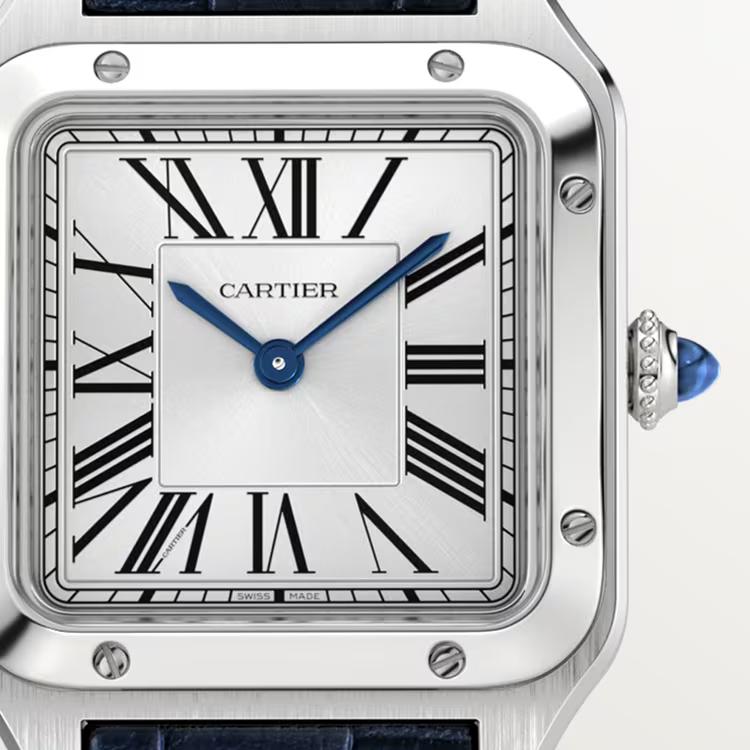 Đồng Hồ Cartier Santos-Dumont Small Watch Nữ Xanh Dương