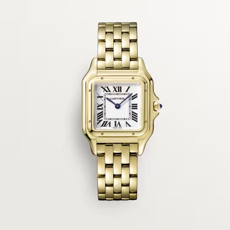 Đồng Hồ Cartier Panthère De Cartier Medium Watch Nữ Vàng