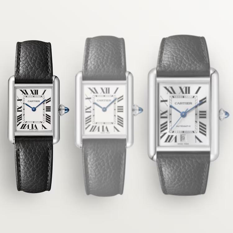 Đồng Hồ Cartier Tank Must Small Watch Nữ Đen