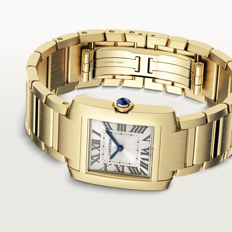 Đồng Hồ Cartier Tank Française Watch Nam Vàng