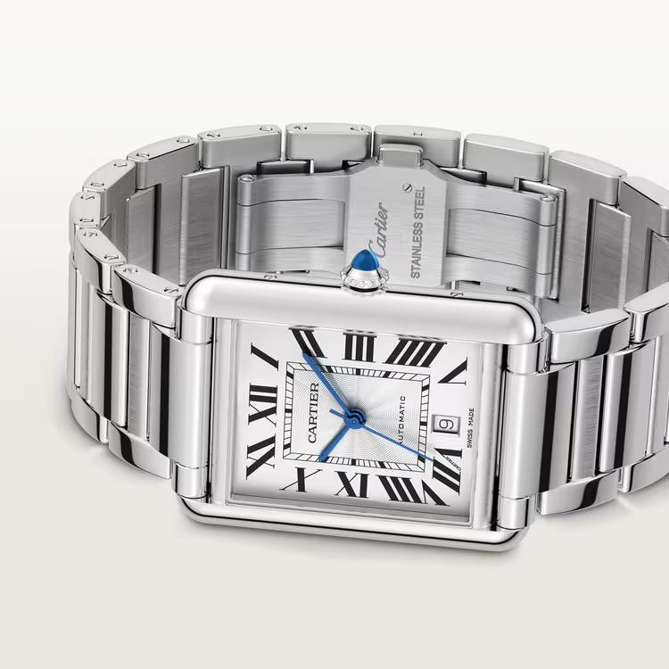 Đồng Hồ Cartier Tank Must Watch Nam Bạc