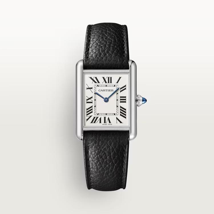 Đồng Hồ Cartier Tank Must Watch Nam Đen