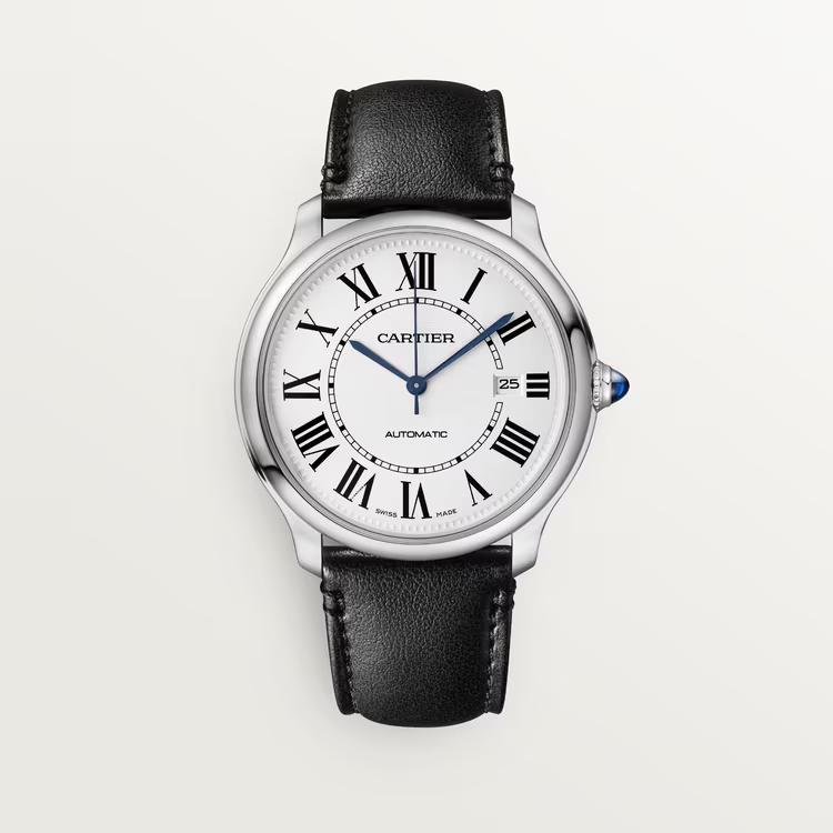 Đồng Hồ Cartier Ronde Must De Cartier Watch Nam Đen