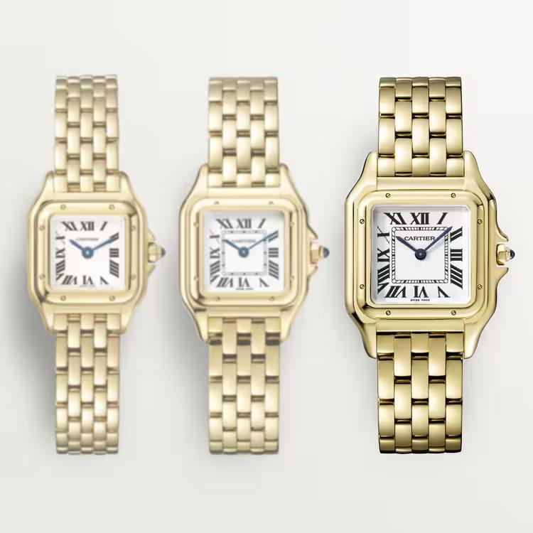 Đồng Hồ Cartier Panthère De Cartier Medium Watch Nữ Vàng