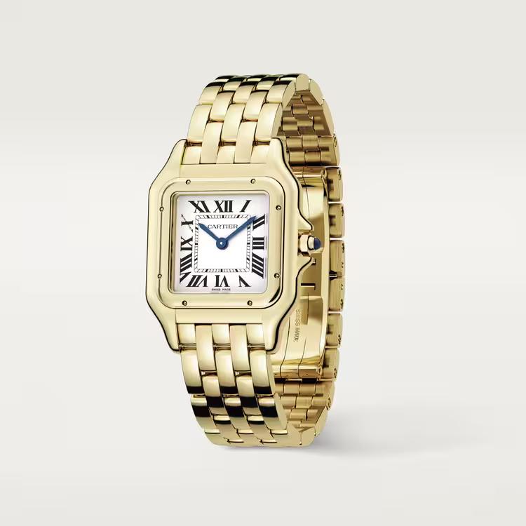 Đồng Hồ Cartier Panthère De Cartier Medium Watch Nữ Vàng