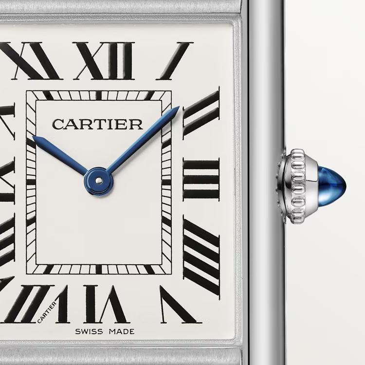 Đồng Hồ Cartier Tank Must Large Watch Nữ Bạc