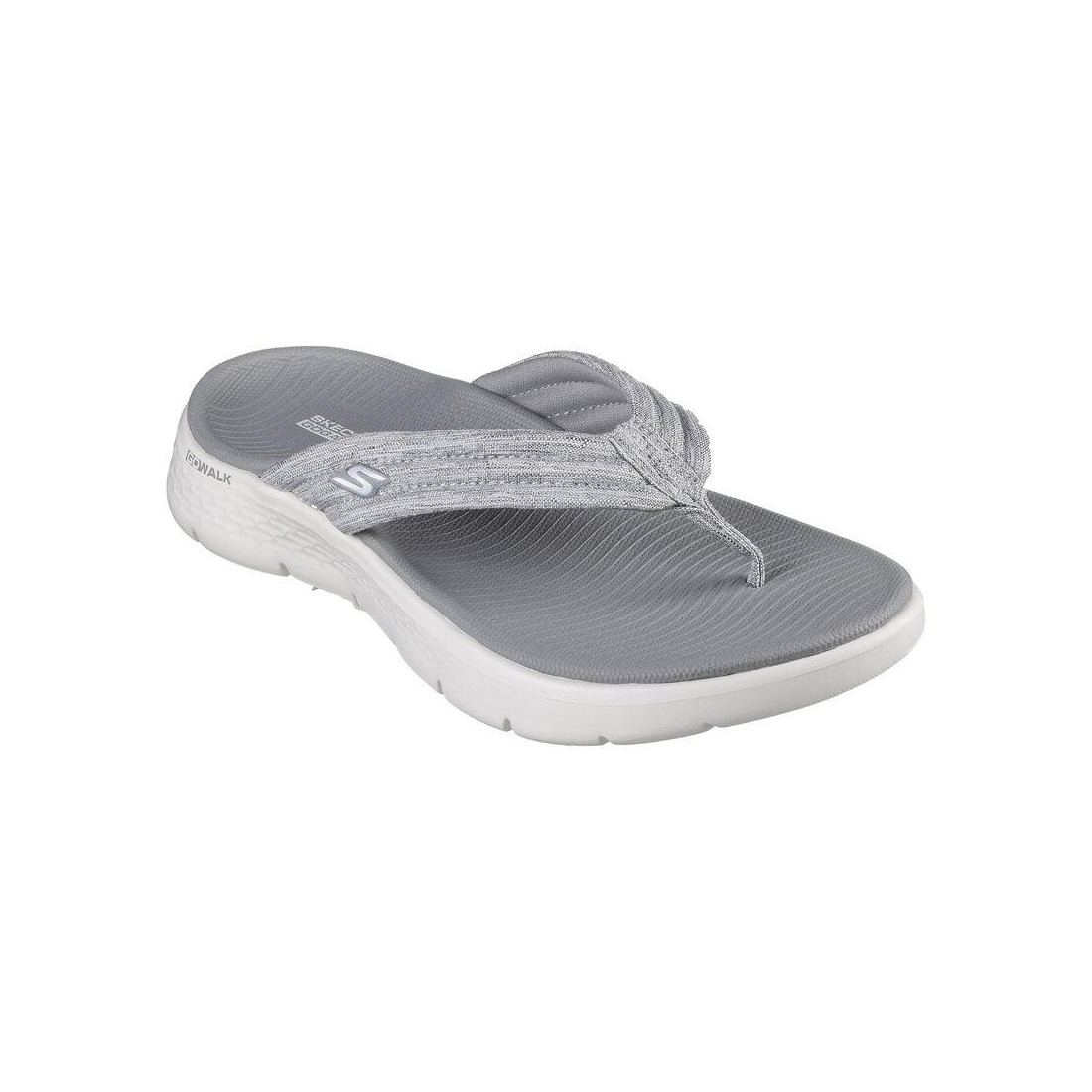 Dép Skechers Go Walk Flex Sandal - Overjoy Nữ Xám