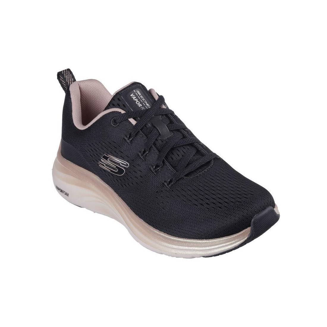 Giày Skechers Vapor Foam - Midnight Glimmer Nữ Đen