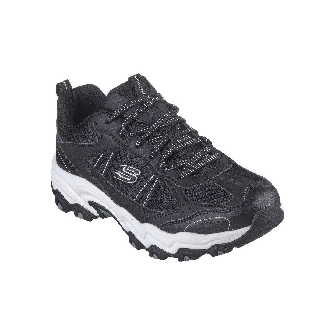 Giày Skechers Stamina At Nữ Đen