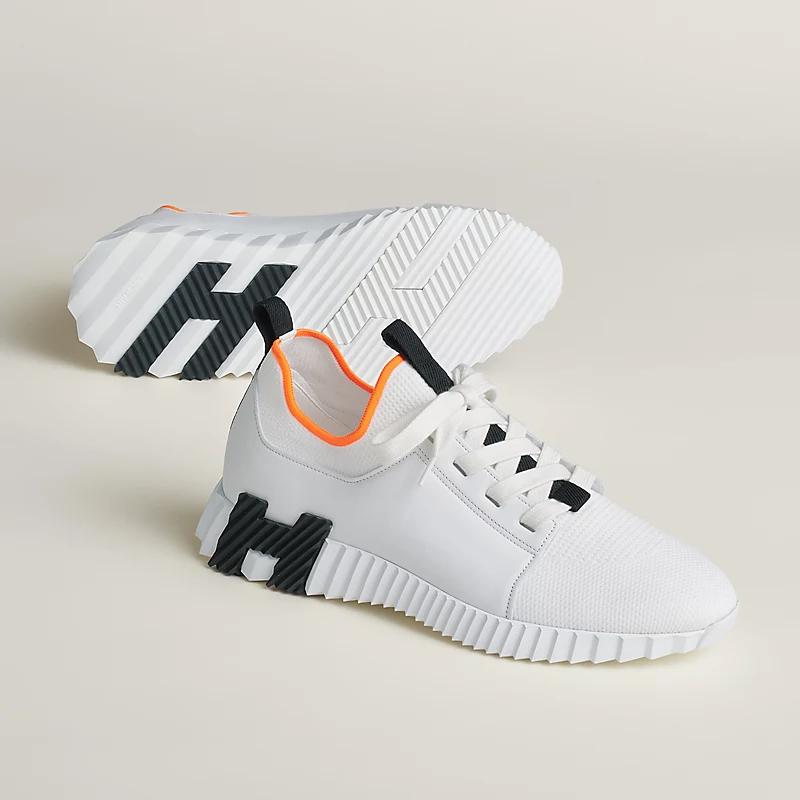 Giày Hermes Depart Slip-On Sneaker Nam Trắng