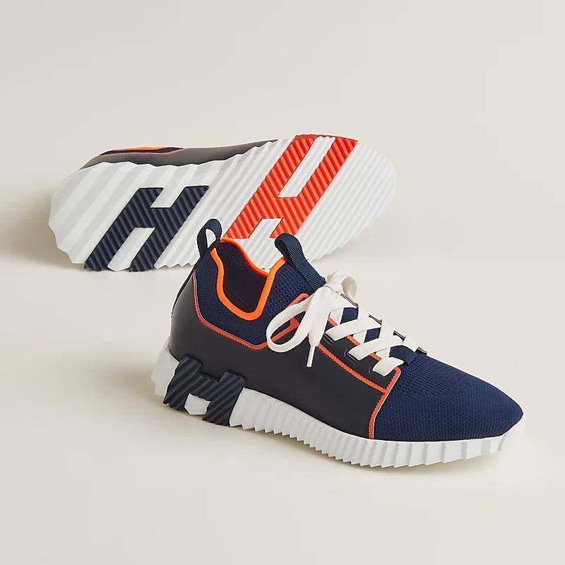 Giày Hermes Depart Slip-On Sneaker Nam Xanh Navy